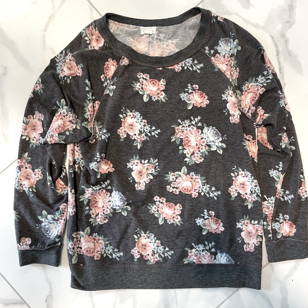 Floral long sleeve shirt